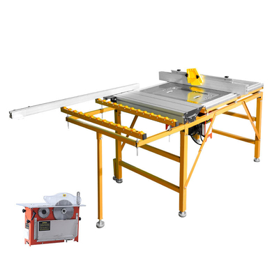 La Tabella circolare dello scorrevole della doppia lama ha visto il pannello di legno 220V 2600w della macchina per la lavorazione del legno